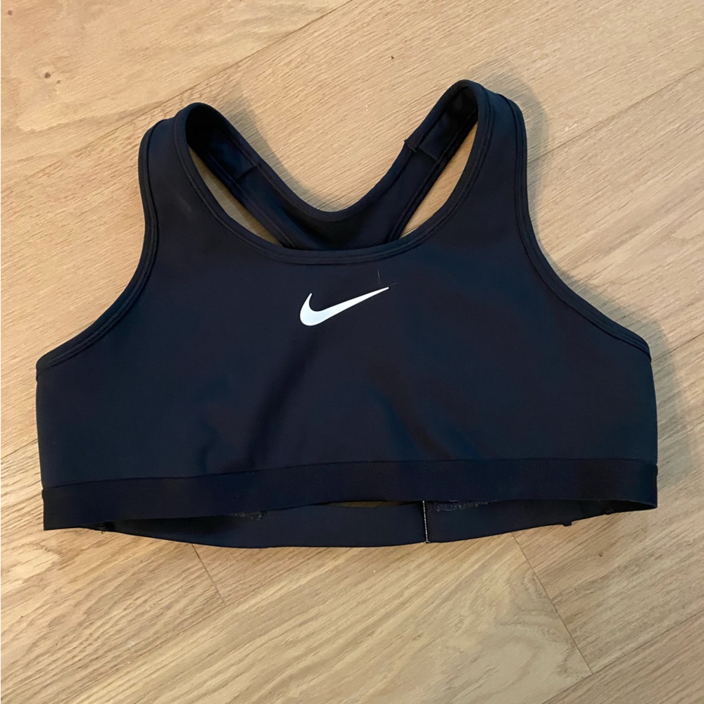 Nike Women's Black Sports Bra size Large